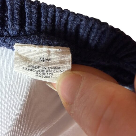 MOTH for Anthropologie womens loose knit blue sweater Medium - Picture 6 of 8